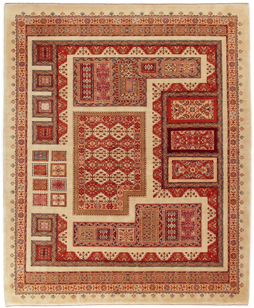 Gashghai Tappeto 240x200 (Iran) Annodato A Mano