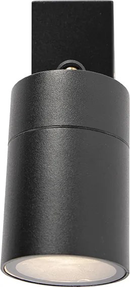 Lampada da parete per esterni nera orientabile IP44 - Solo