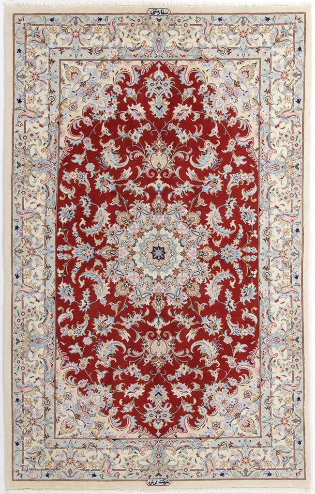 Tabriz Tappeto persiano 140x220 (Iran) Annodato A Mano