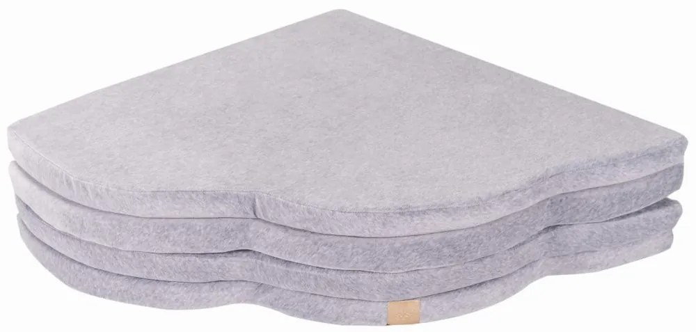 Tappeto da gioco a forma di nuvola in gommapiuma: grigio chiaro