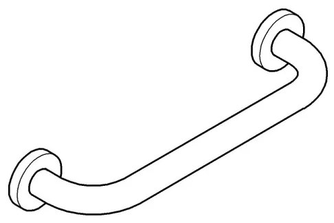 GROHE 411892430 - Maniglione per vasca START 349 mm, nero