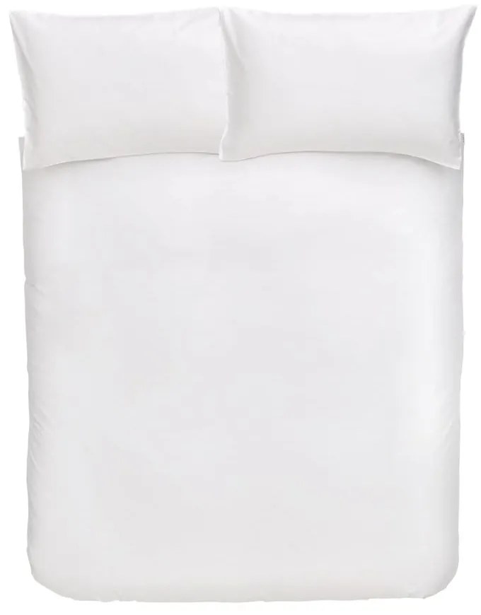 Biancheria da letto Classic in cotone sateen bianco, 135 x 200 cm - Bianca