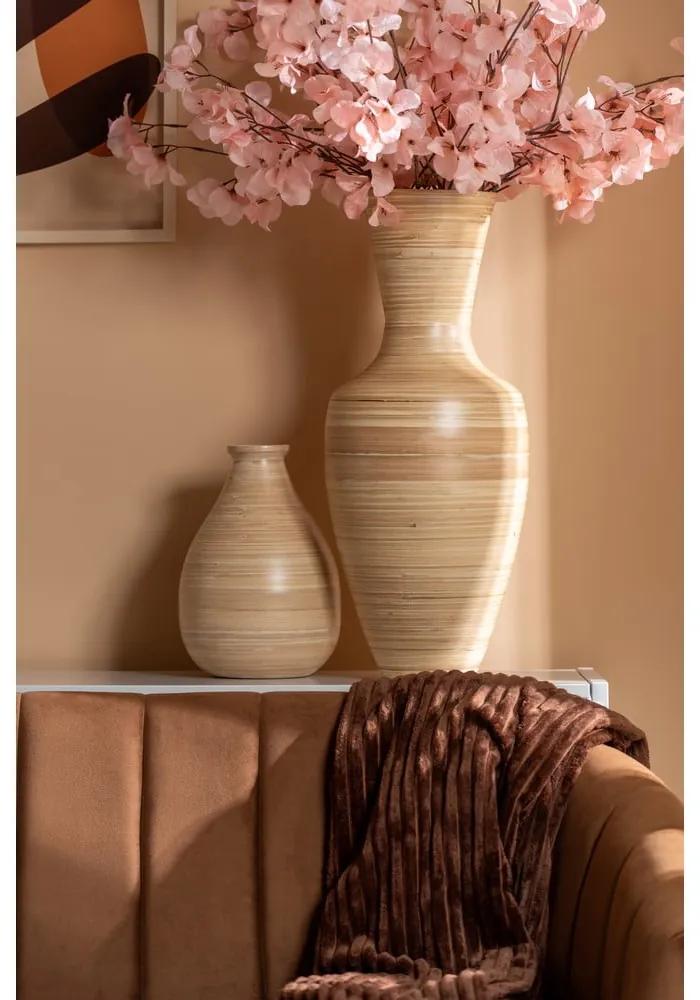Vaso alto in bambù in colore naturale Neto - PT LIVING