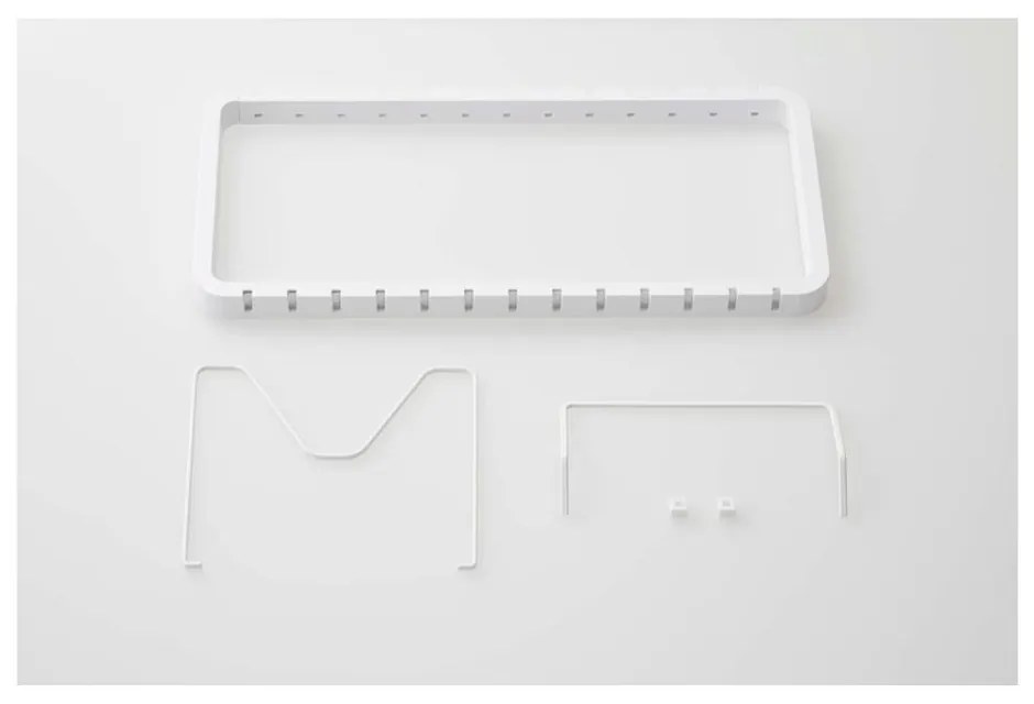 Cremagliera bianca regolabile per coperchi e padelle Tower - YAMAZAKI