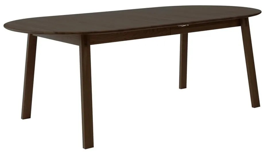 Tavolo da pranzo pieghevole marrone scuro in rovere 100x220 cm Amalfi - Hammel Furniture