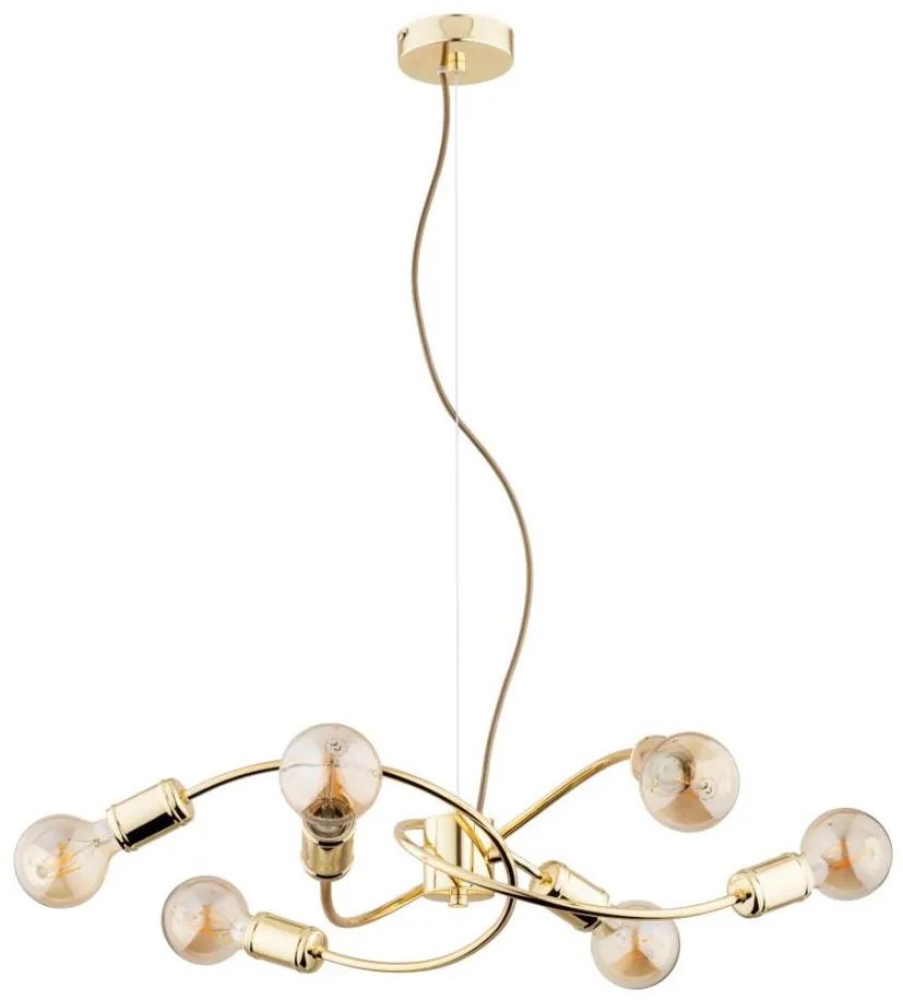 Lampadario a cavo KARUZO 6xE27/60W/230V