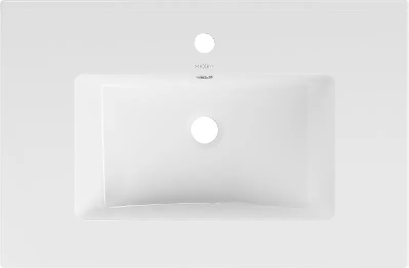 Mexen Atena lavandino incassato nel piano 71 x 46 cm, bianco - 25017000