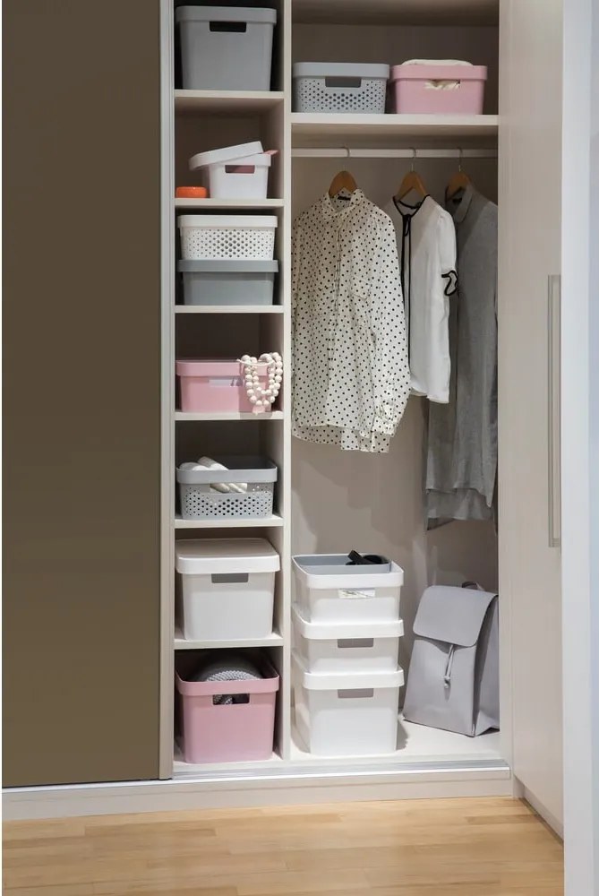 Fori del contenitore bianco Infinity - Curver