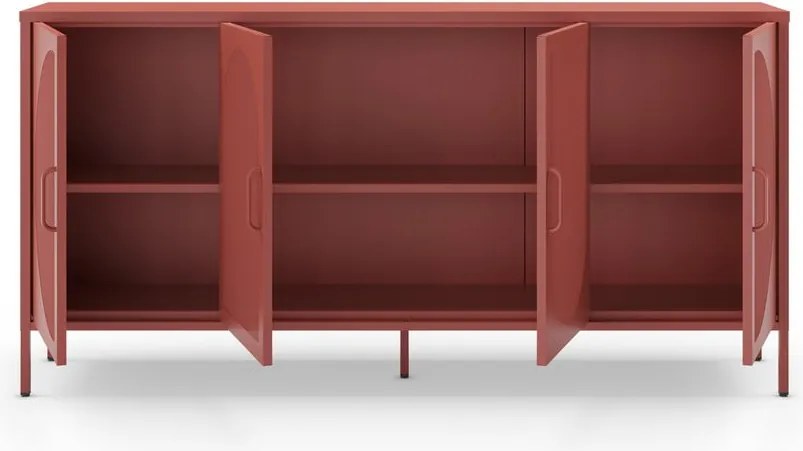 Cassettiera color mattone 160x90 cm Tayra - Marckeric