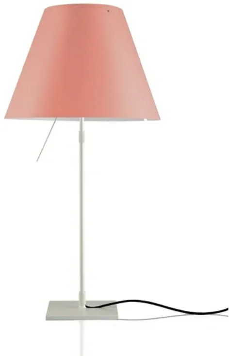 Costanza Lampada da Tavolo con Dimmer Alu/Edgy Pink - Luceplan