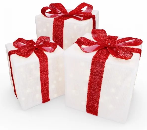 Brilagi - Set da 3 decorazioni natalizie LED per esterni LED/2,6W/3xAA IP44 idee regalo