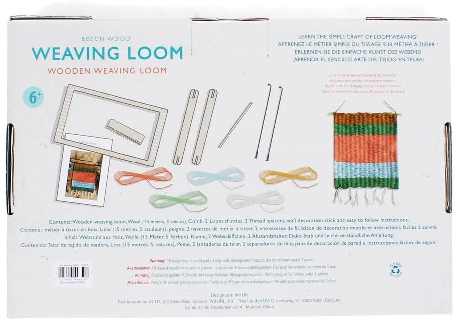 Set creativo Weaving Loom Set - Rex London