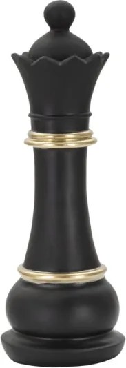 Regina Nera E Oro Cm Ø 9X25,5