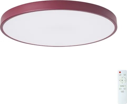 Brilagi-LED Dimmerabile lampada da soffitto POOL LED/60W/230V 3000-6000K 60 cm bordeaux+telecomando