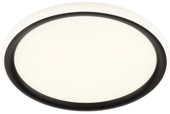 Brilliant - Plafoniera LED dimmerabile CARLOZ, 16 W, 230 V, Ø 30 cm, nero