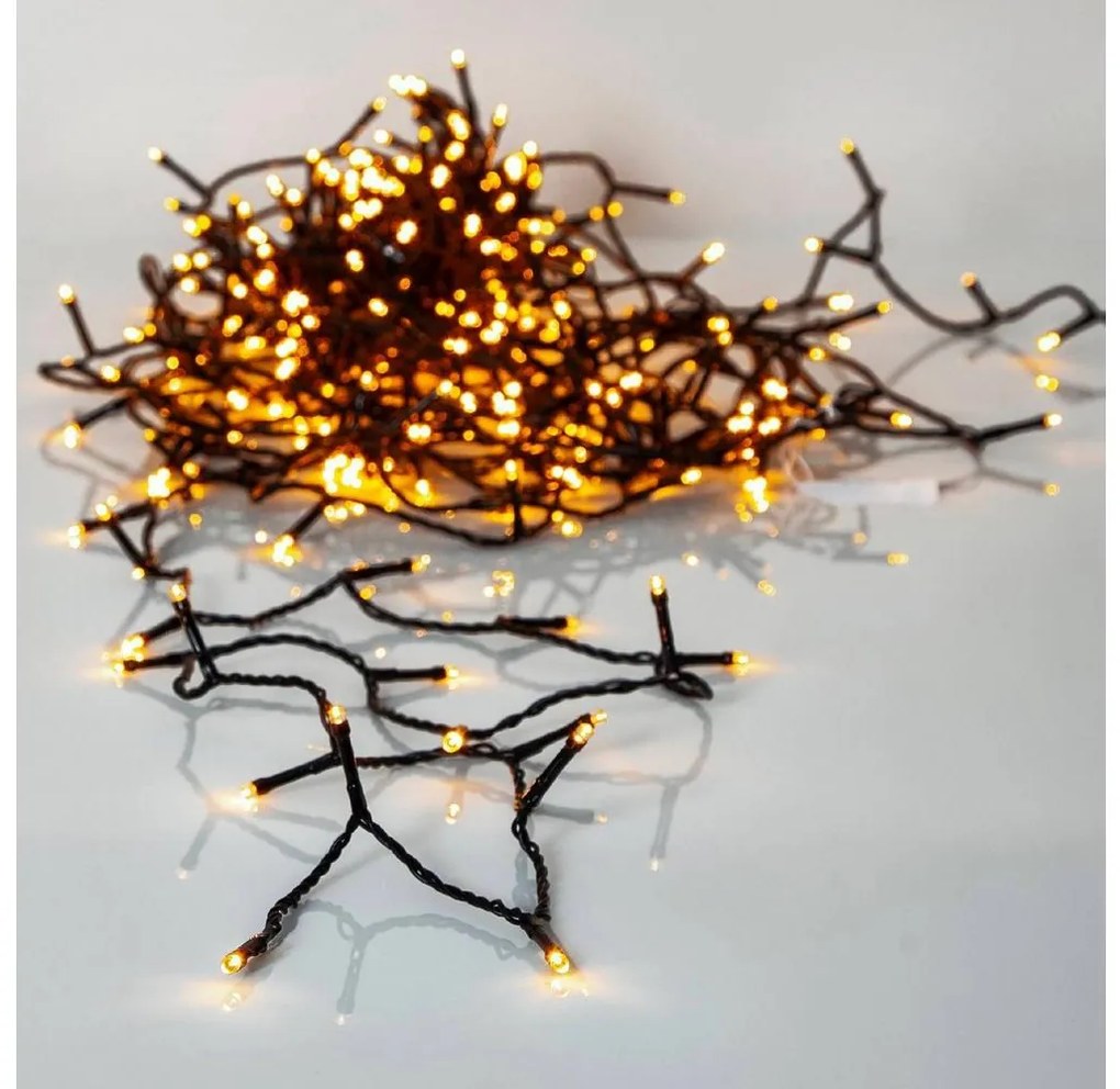 Eglo 410813 - Catena natalizia LED da esterno GOLDEN 360xLED 30,2m IP44 bianco caldo