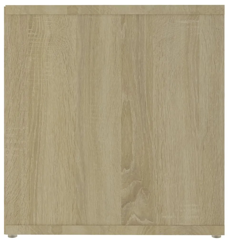 Mobili tv 2 pz rovere sonoma 72x35x36,5 cm in legno multistrato