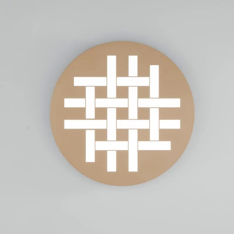 Plafoniera LED Elyot Ø 50 cm dorato IP20 cct da bianco caldo a bianco freddo con regolazione di temperatura, 3640 lumen LUCE AMBIENTE DESIGN