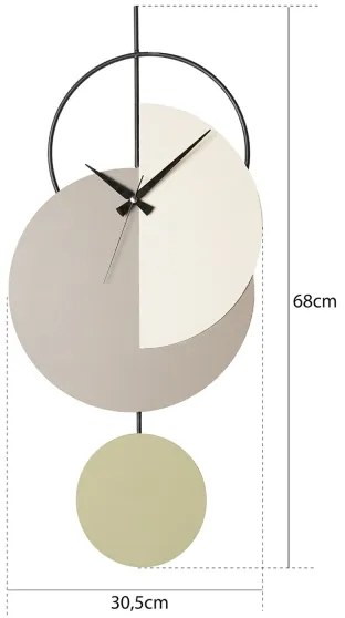 Orologio da parete 68x30,5 cm 1xAA