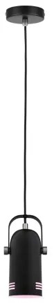 Paulmann 79766 - 1xE27/15W Lampada a sospensione su cavo LAVEA 230V nero