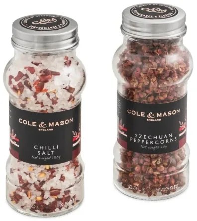 Cole&amp;Mason - Gift set Aromatic chili salt e Sichuan pepper