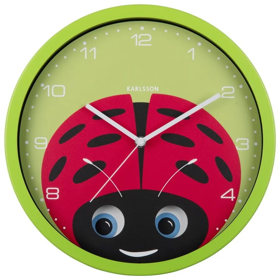 Orologio per bambini ø 31 cm Peekaboo Ladybug - Karlsson