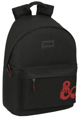 Zaino Scuola Dungeons  Dragons   31 x 41 x 16 cm Nero