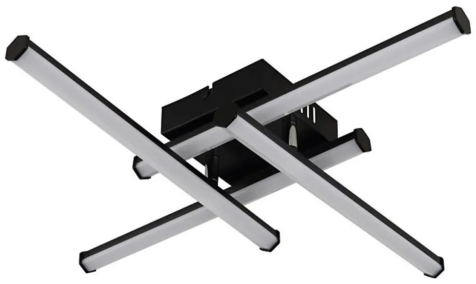 Globo 67342-24 - Plafoniera LED KIRINA LED/24W/230V 3000K nero