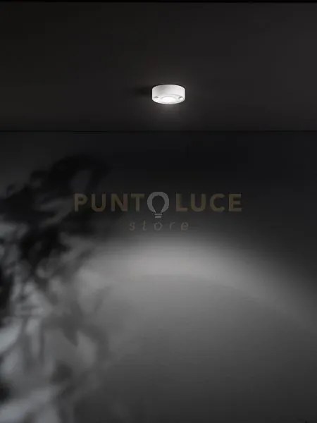 Plafoniera fanale led 6w 320lm 3000k alluminio colore bianco vetro ...