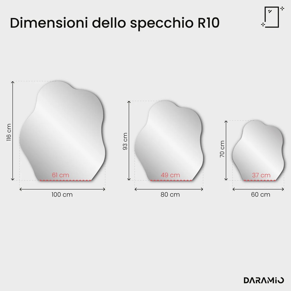 Specchio irregolare – Pure Collection R10