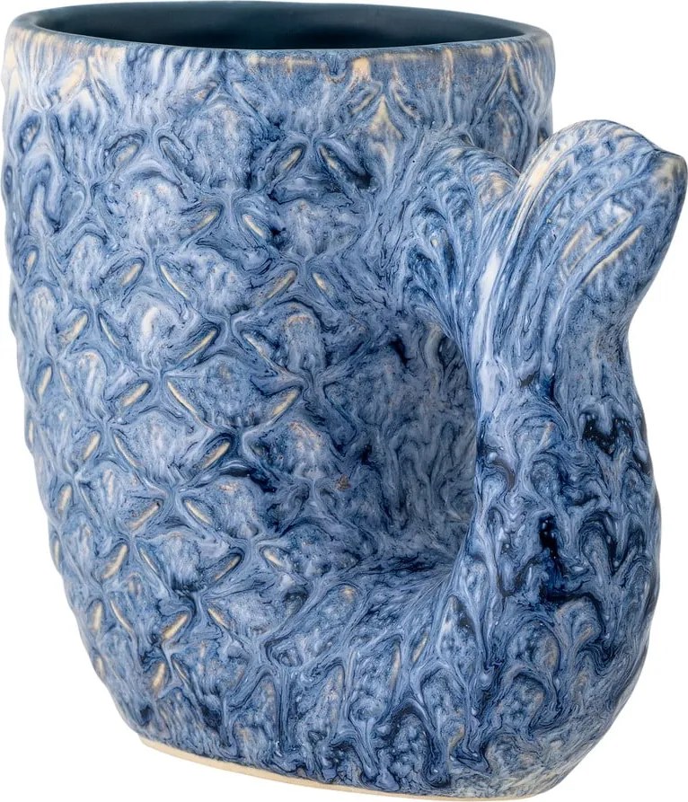 Vaso blu in gres (altezza 12 cm) Ariella - Bloomingville