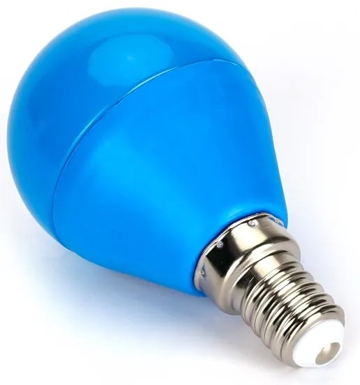 Lampadina LED G45 E14/4W/230V blu - Aigostar