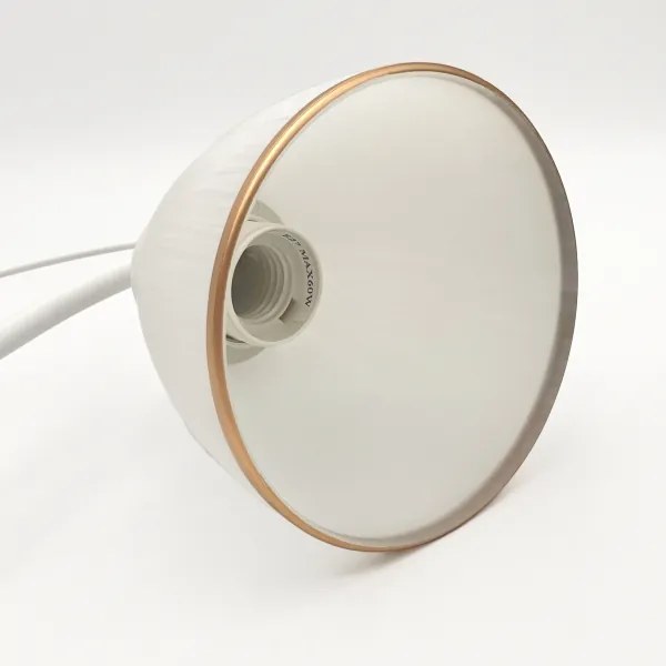 Lampadario a sospensione con catena RETRO 2xE27/60W/230V bianco opaco