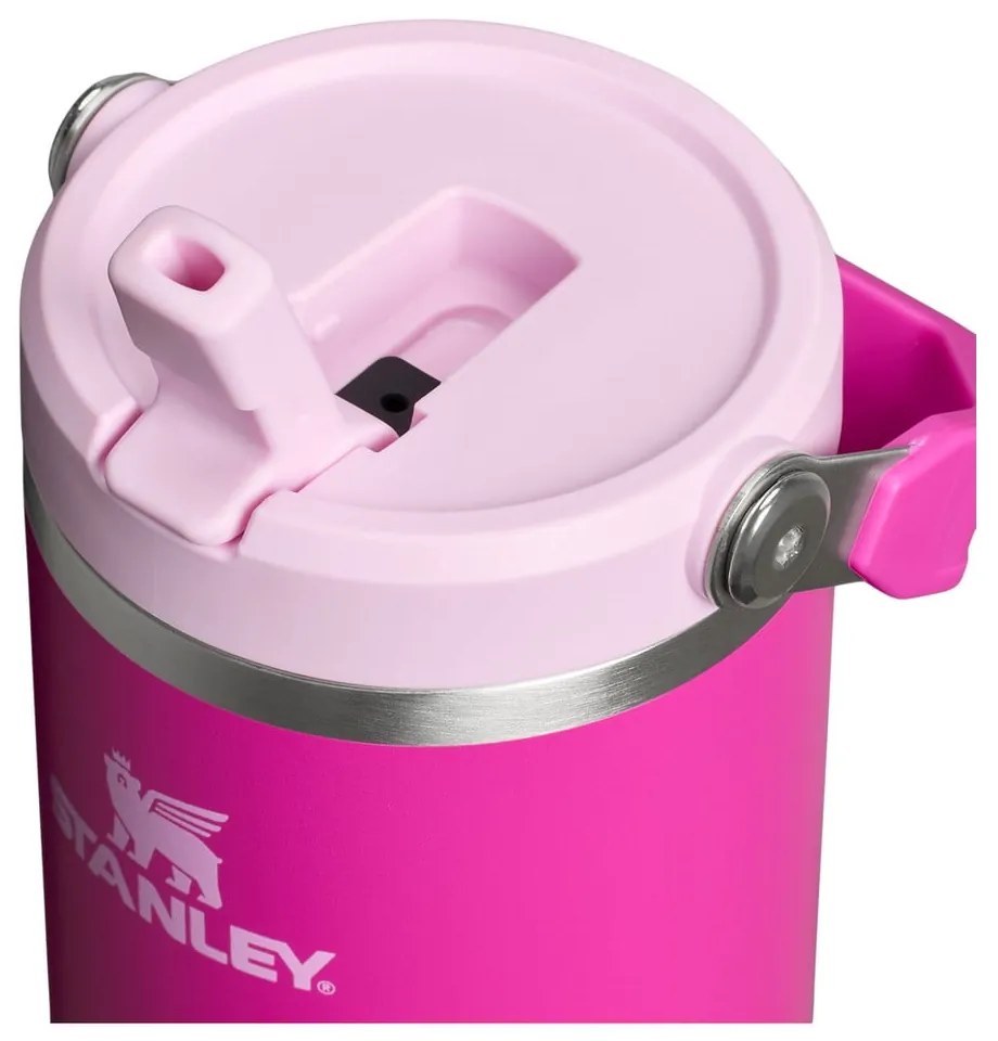 Borraccia termica rosa in acciaio inox 890 ml The IceFlow™ Flip Straw 2.0 Cherry Blossom – Stanley
