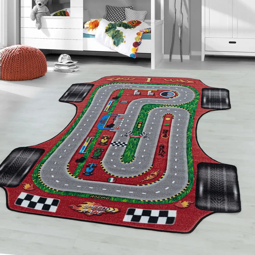 Tappeto rosso per bambini 120x170 cm Play - Ayyildiz Carpets