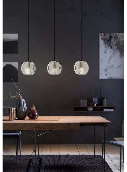 Eglo 98652 - Lampadario a sospensione con filo ARISCANI 3xE27/40W/230V