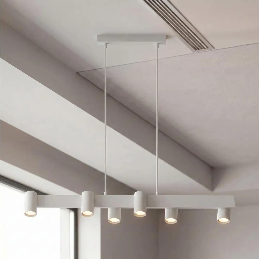 Brilagi - Lampadario a sospensione su cavo SELE 6xGU10/30W/230V bianco