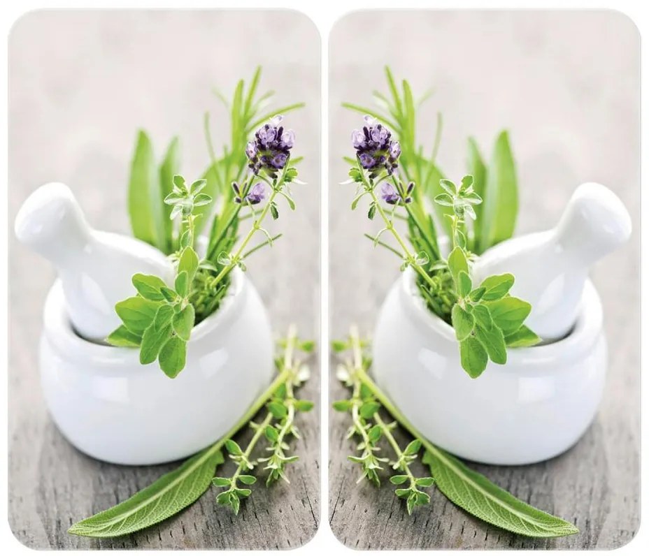 WENKO 2521420100 - Copri piano cottura 52x30 cm multicolore/grigio/trasparente