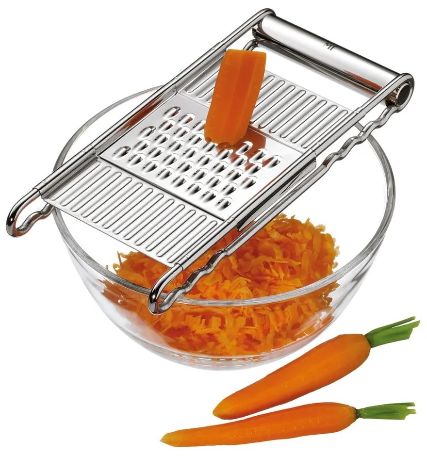 Grattugia in acciaio inox con 4 superfici intercambiabili Cromargan® Gourmet - WMF