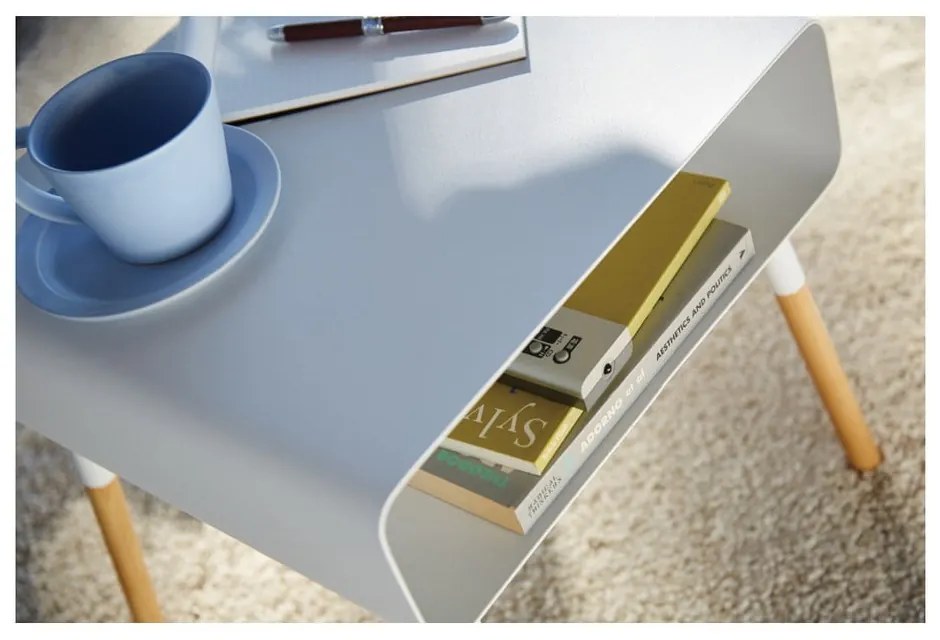 Tavolino bianco, altezza 35 cm Plain - YAMAZAKI