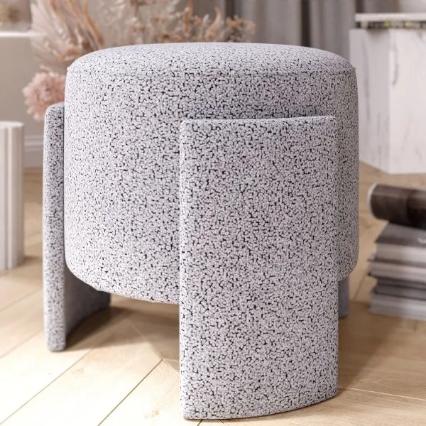 Pouf ROCKET Ø 39 cm grigio
