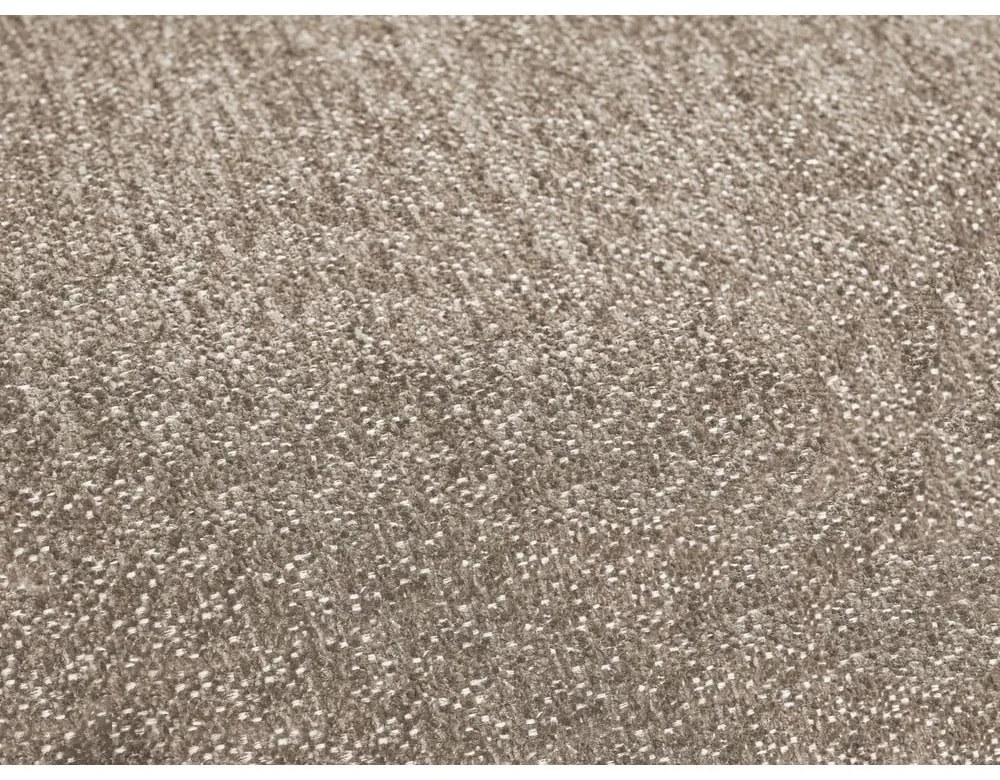 Divano angolare grigio tortora allungabile e con contenitore (penisola a sinistra/a U) con rivestimento in ciniglia Everest – Bobochic Paris