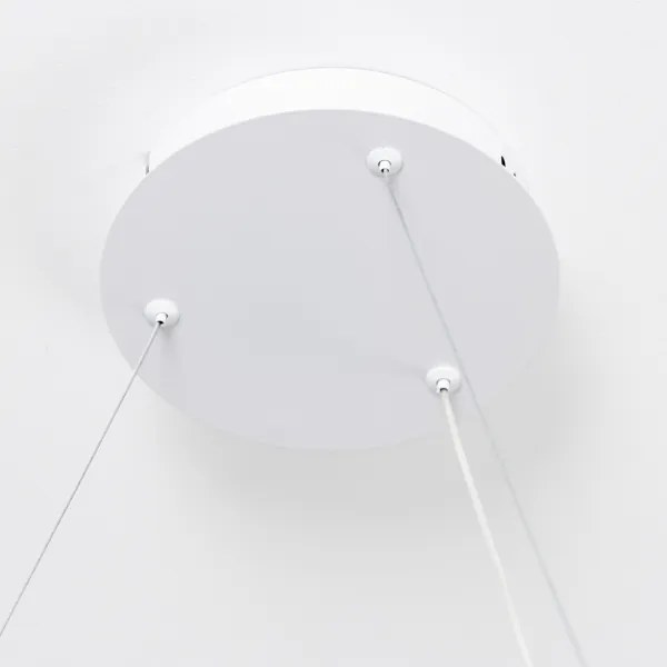 Brilagi - Lampadario a sospensione dimmerabile con cavo FALCON SLIM LED/42W/230V Ø 50 cm bianco + telecomando