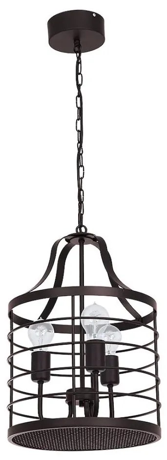 Lampadario a sospensione con catena SINGLE 6 3xE27/60W/230V