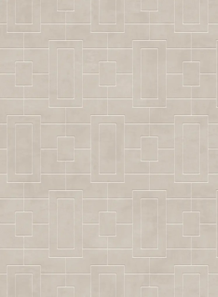 Coordonne Tapete Fretwork - Limestone