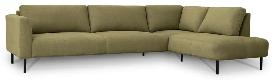 Divano angolare color senape (con penisola a destra) Hero – Scandic