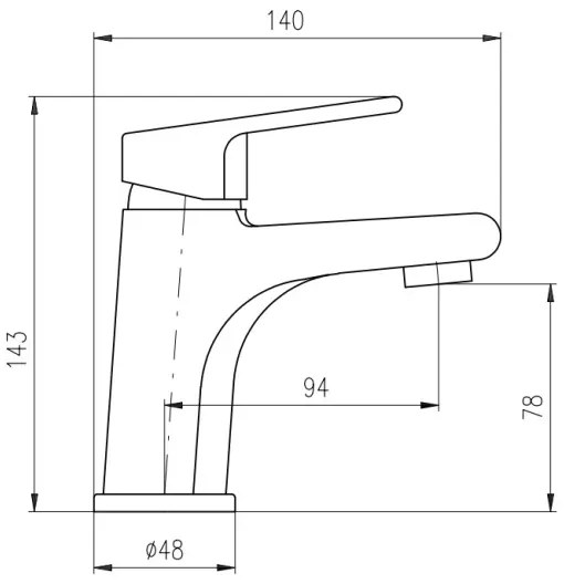 RAV Slezák CO126.0Z - Miscelatore per lavabo COLORADO 14,3 cm, finitura oro lucido