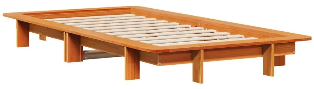 Letto senza materasso marrone cera 90x200 cm legno di pino