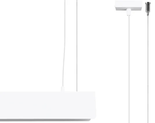 Sollux SL.1394 - Lampadario LED a sospensione con filo SPARK 1xG13/8,5W/230V bianco