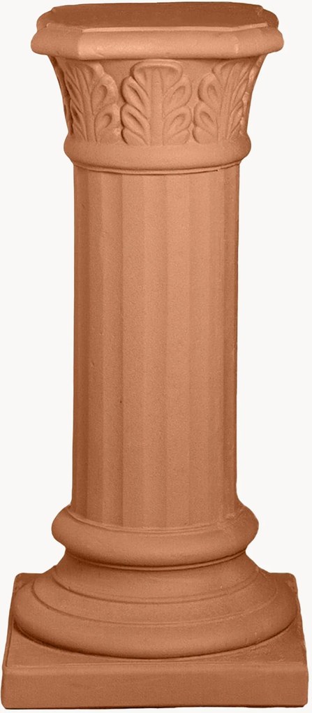 Portavaso da esterno Foglie, alt. 75 cm